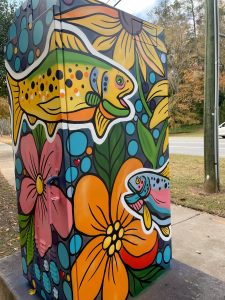 Painted Utility Box 3