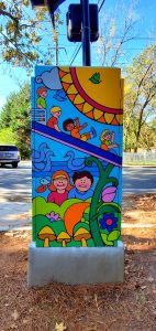 Painted Utility Box 8