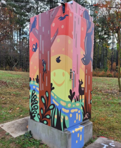 Painted Utility Box 10