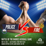 "Battle of the Badges" Kickball Game
