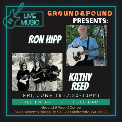 Ron Hipp and Kathy Reed at Ground&Pound Coffee