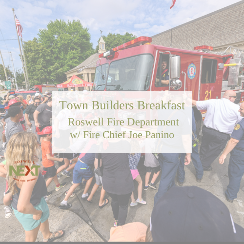 Roswell NEXT Town Builders Breakfast | Fire Chief Panino