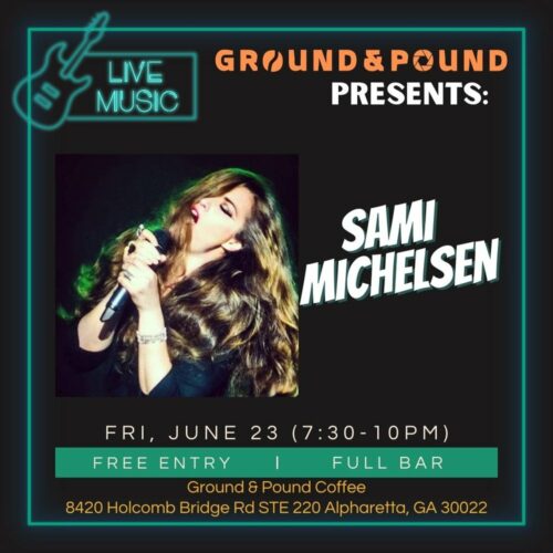 Sami Michelsen performs in East Roswell @Ground&Pound Coffee Acoustic Night