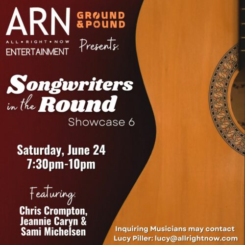 Songwriters in the Round Showcase #6 hosted at Ground&Pound Coffee in East Roswell