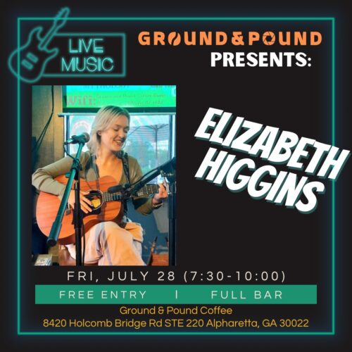 Elizabeth Higgins Music at Ground&Pound Coffee