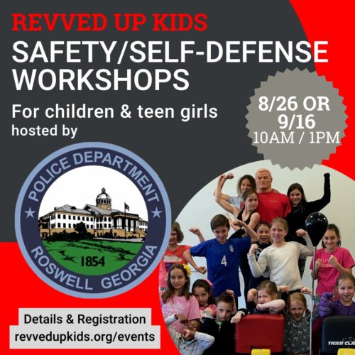 Revved Up Kids Children & Teen Girls Safety Workshops
