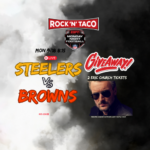 MNF: Steelers vs. Browns Giveaway: Eric Church TIX!