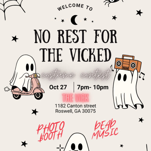 No Rest for the Vicked: Halloween Costume Party