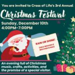 Free Christmas Festival at Cross of Life - RAIN OR SHINE