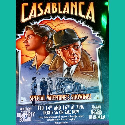 Casablanca Valentine Movie Event