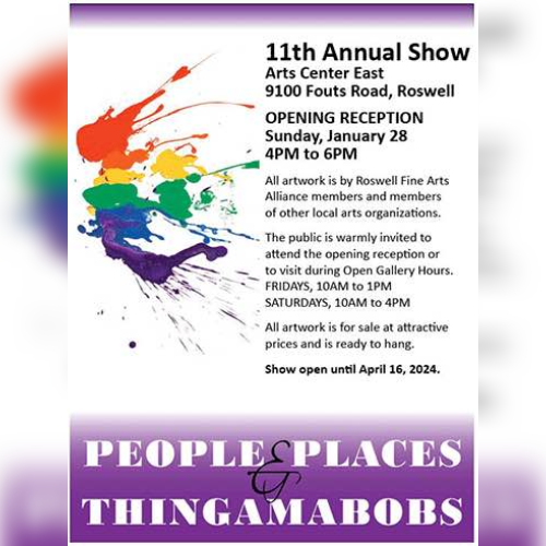 People, Places and Thingamabobs Juried Art Show