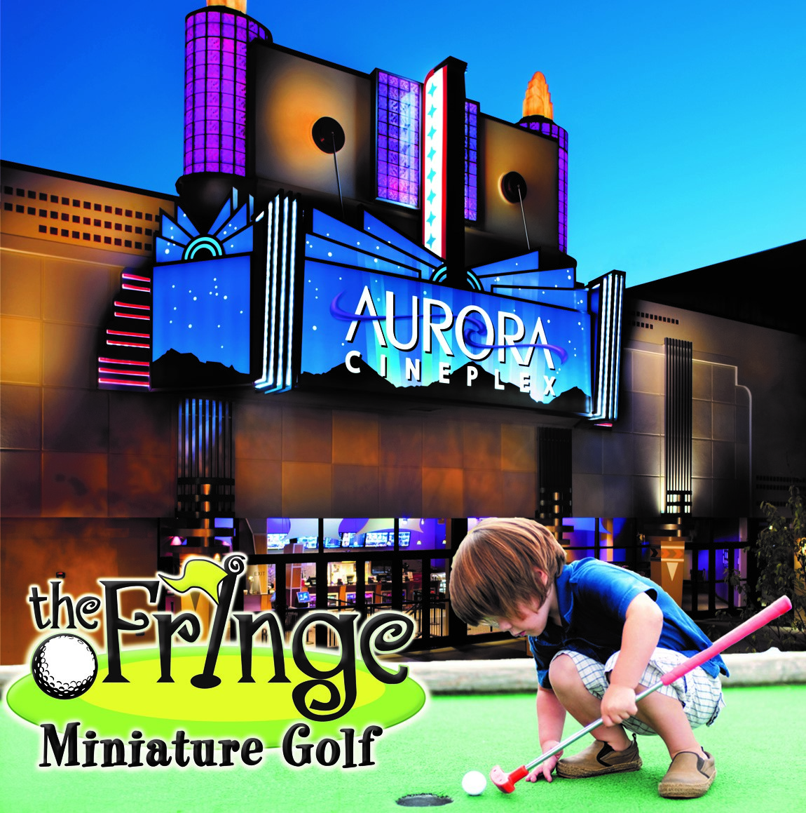 Area 51: Aurora Cineplex and The Fringe Miniature Golf