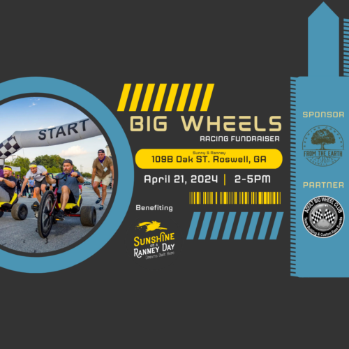 Big Wheels Racing Fundraiser for Sunshine on a Ranney Day